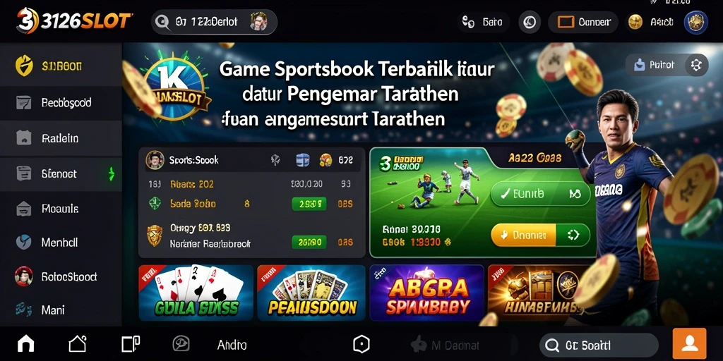 Tampilan gameplay dalam aplikasi Sportsbook 3126SLOT yang menarik dan interaktif.