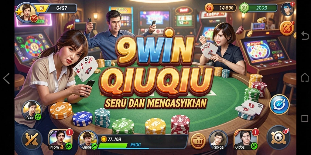 Tampilan gameplay QiuQiu yang seru dan menegangkan di 9WIN.
