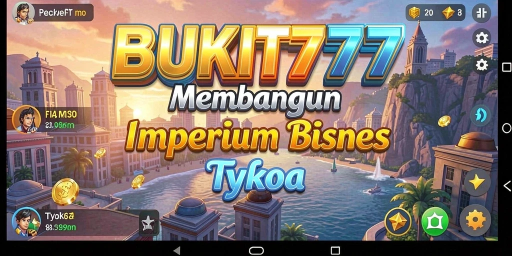Tangkapan layar utama BUKIT777 menampilkan momen strategis dalam gameplay Tycoon.