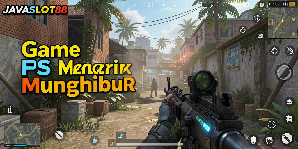 Tangkapan layar menunjukkan aksi intens dalam permainan FPS.