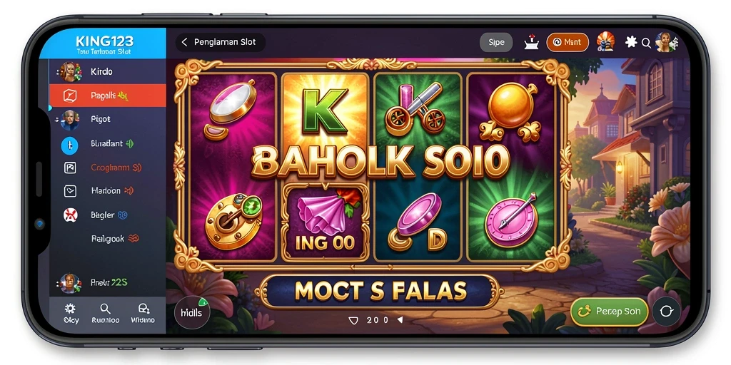 Tampilan menarik dari gameplay KING123 saat berputar di slot.