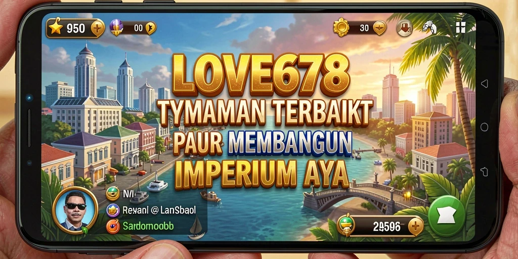 Gameplay Tycoon menarik dalam LOVE678 dengan berbagai fitur manajemen.