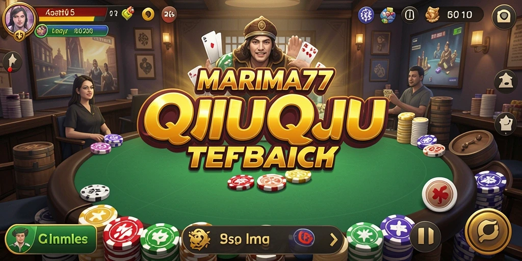 Screenshot gameplay QiuQiu yang seru dan interaktif.