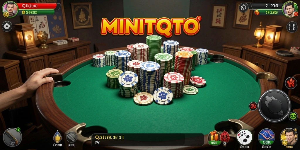 Tampilan gameplay menarik dari MINITOTO saat bermain QiuQiu.