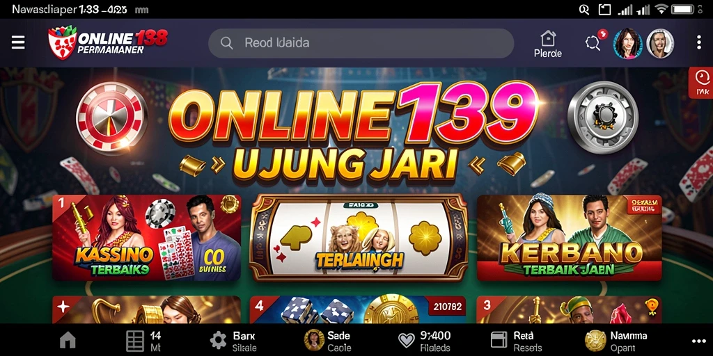 Tampilan gameplay Kasino yang mendebarkan dan interaktif.
