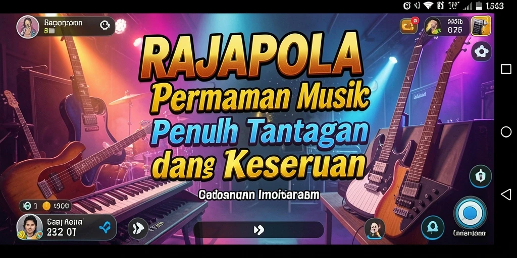Tampilan gameplay RAJAPOLA yang menarik dan penuh warna.