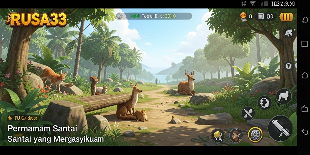 Tampilan gameplay RUSA33 yang menarik dan santai.