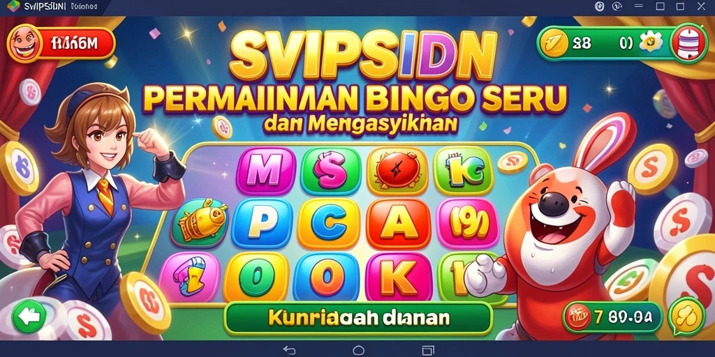 Tampilan menarik dari gameplay Bingo di SVIPSIDN.