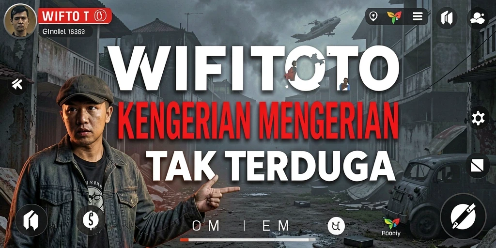 Tangkapan layar gameplay WIFITOTO menunjukkan suasana horor yang menegangkan.