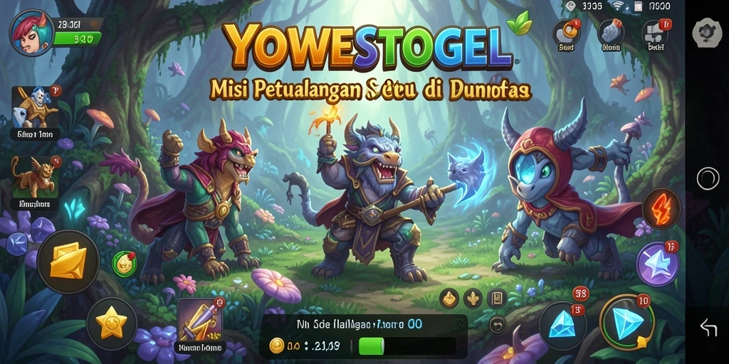 Tangkapan layar gameplay YOWESTOGEL yang penuh aksi ARPG.