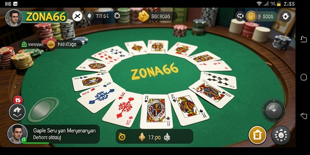 Gameplay seru ZONA66 dengan grafis menarik dan interaksi sosial.